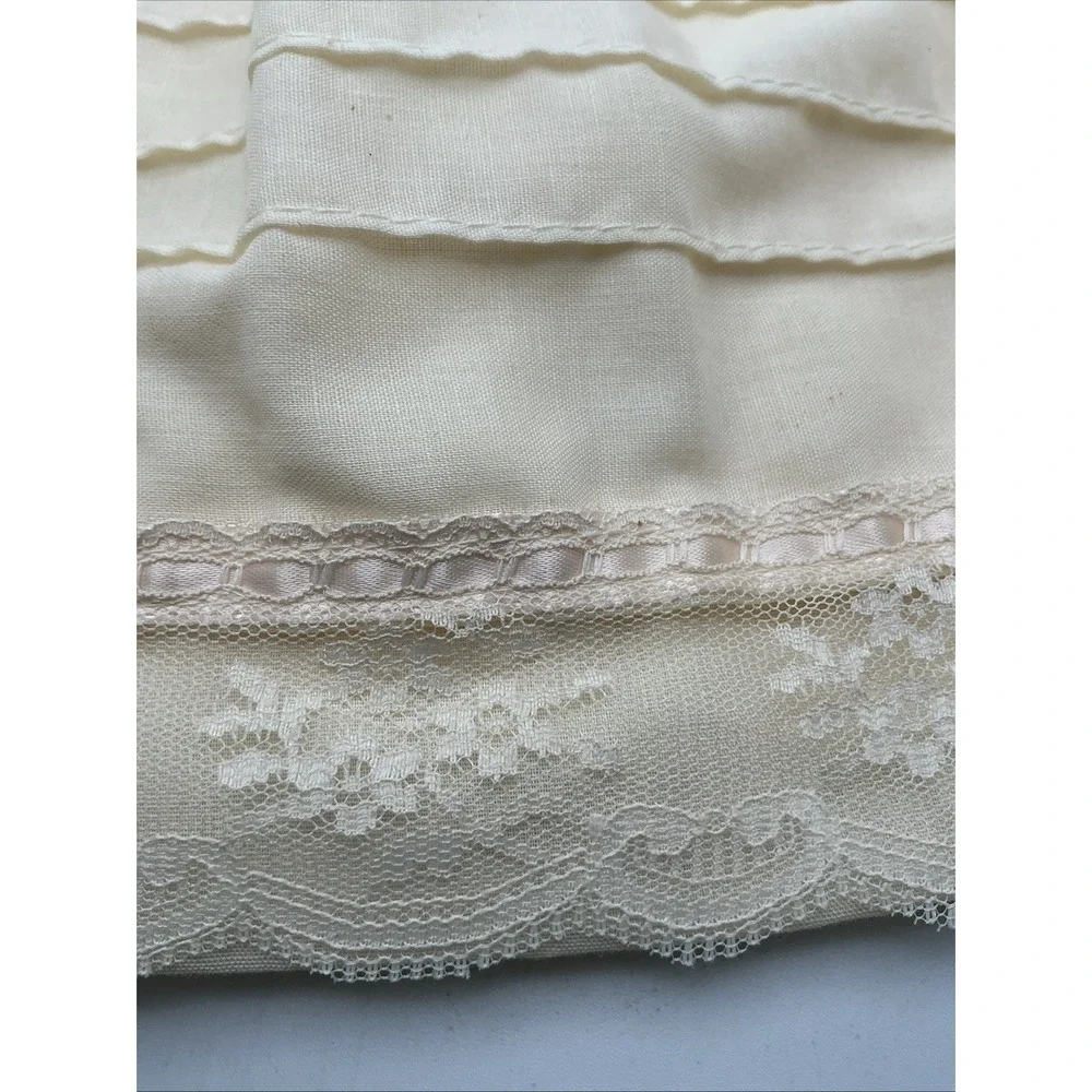 Vintage‎ Christian Dior Enfante Newborn Dress Cream Lace Heirloom Quality